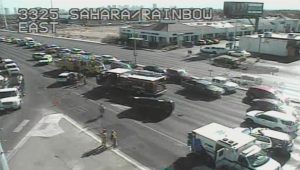 Las Vegas Car Accident on West Sahara Avenue Causes Injuries.