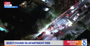 Fire Safety Negligence? Apartment Building Fire on North Colfax Avenue in Studio City, CA Tragically Claims One Life.