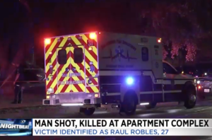 Raul Robles Killed in San Antonio, TX Apartment Complex Shooting.