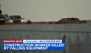 Construction Worker Dies After Equipment Collapses on Dickinson, TX Job Site.